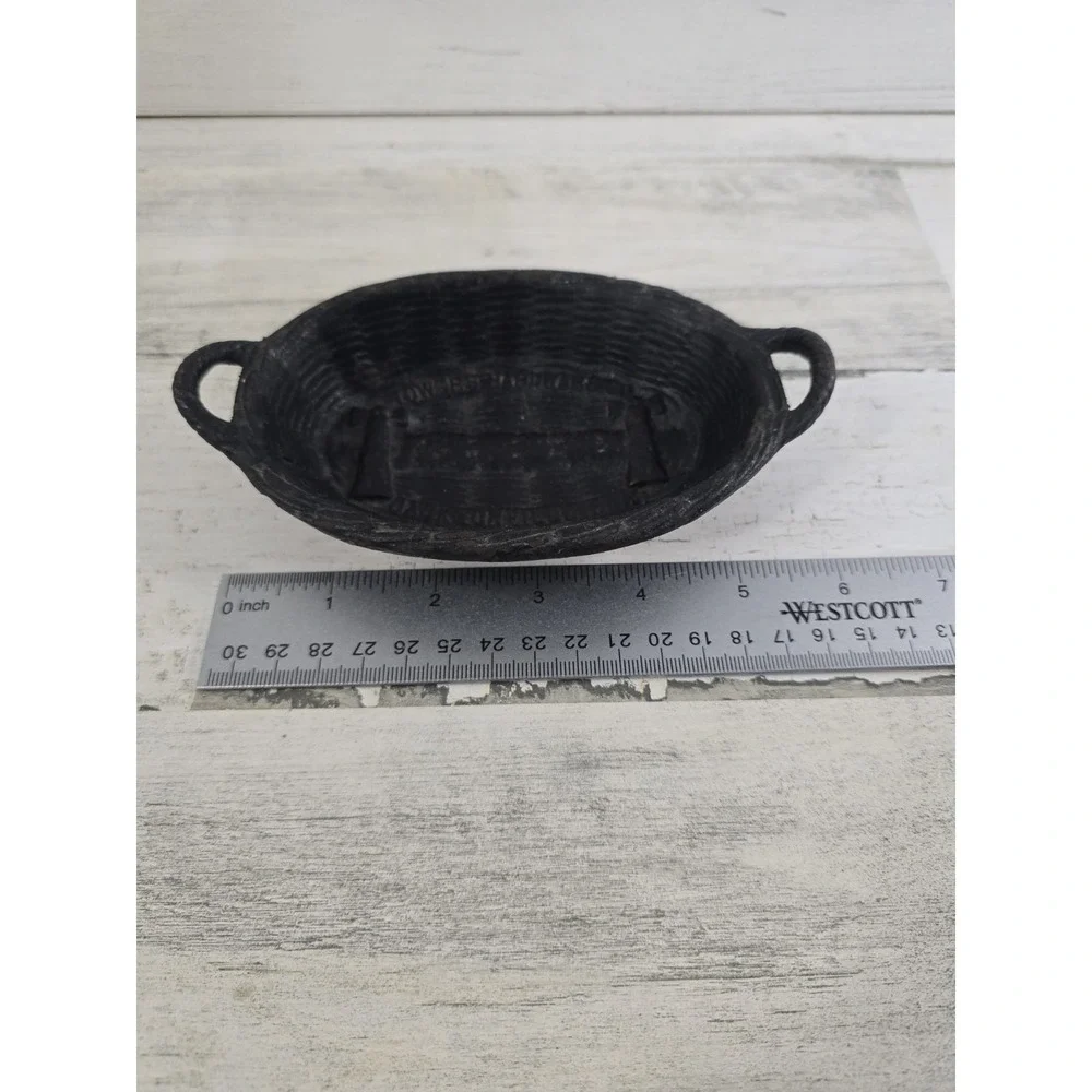 Vintage Sargent Cast Iron Miniature Basket Towers Hardware Jacksonville FLA 6.5